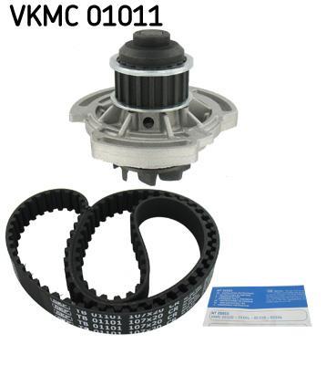 Pompe à eau + kit de courroie de distribution (Kit courroie de distribution) SKF ref. VKMC 01101